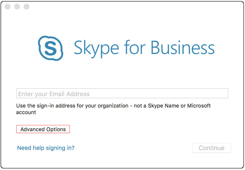 skype for business fro mac